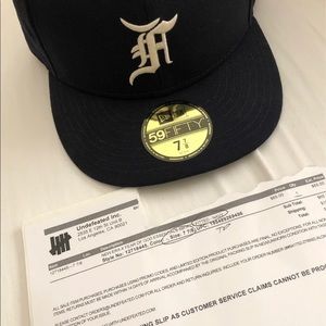 Fear of god LA navy blue hat